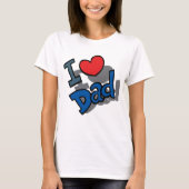 Ik hou van papa t-shirt (Voorkant)