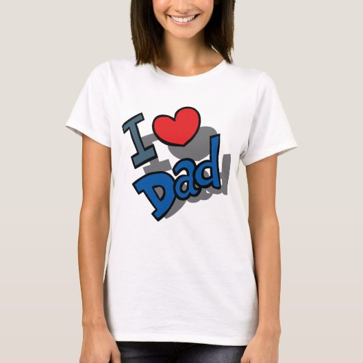 Ik hou van papa t-shirt (Voorkant)