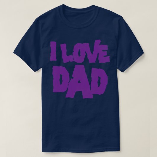 Ik hou van papa t-shirt (Design voorkant)