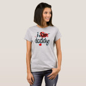 Ik hou van papa. t-shirt (Voorkant volledig)