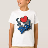 Ik hou van papa t-shirt (Voorkant)