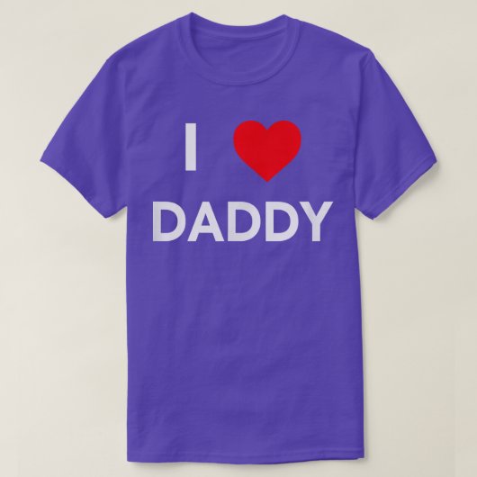 Ik hou van papa T Shirt (Design voorkant)
