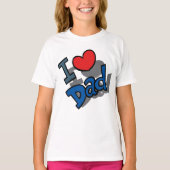 Ik hou van papa t-shirt (Voorkant)