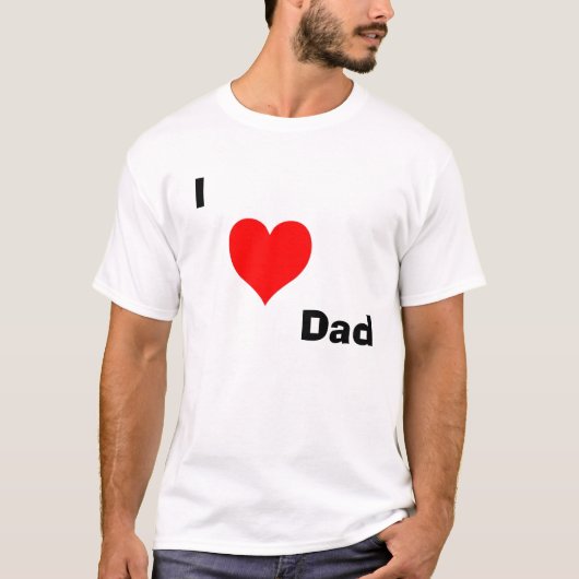 Ik hou van papa t-shirt (Voorkant)