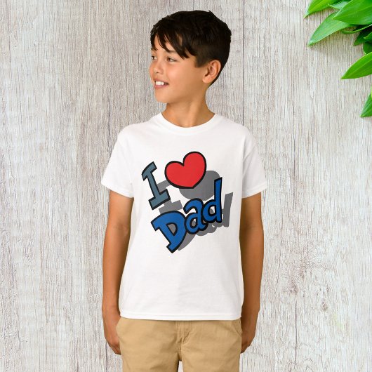 Ik hou van papa t-shirt