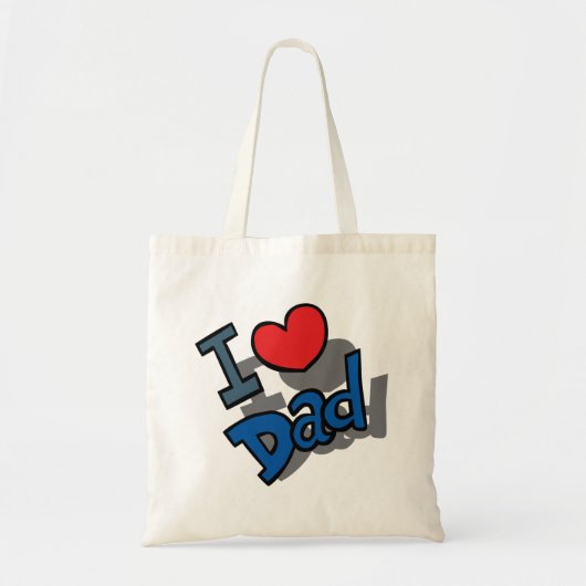 Ik hou van papa tote bag (Voorkant)
