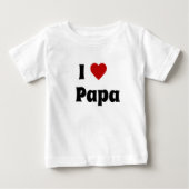 Ik hou van papa tshirt (Voorkant)