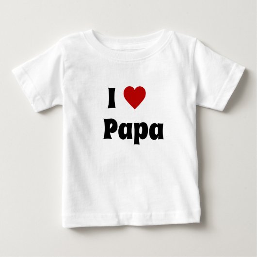 Ik hou van papa tshirt (Voorkant)