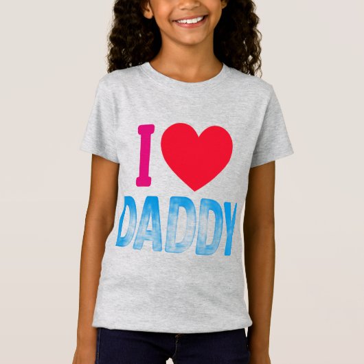 "IK HOU VAN PAPA" TSHIRT (Voorkant)