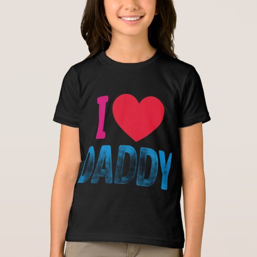 "IK HOU VAN PAPA" TSHIRT (Voorkant)