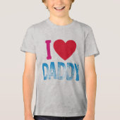 "IK HOU VAN PAPA" TSHIRT (Voorkant)