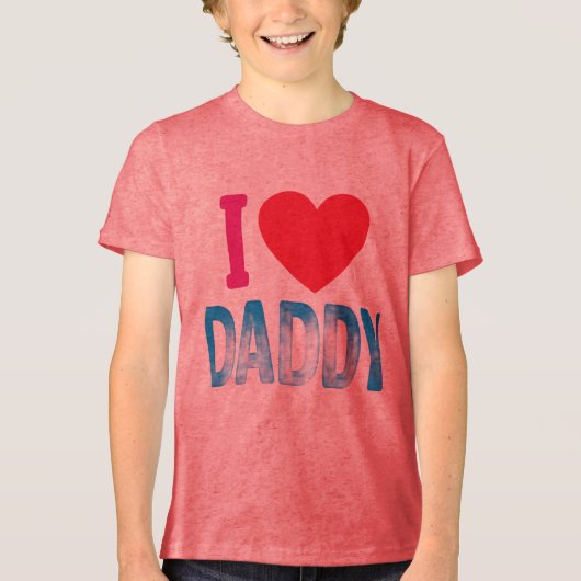 "IK HOU VAN PAPA" TSHIRT (Voorkant)