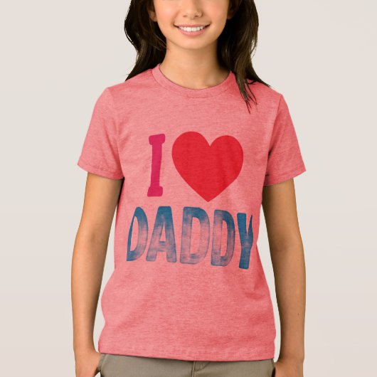 "IK HOU VAN PAPA" TSHIRT (Voorkant)