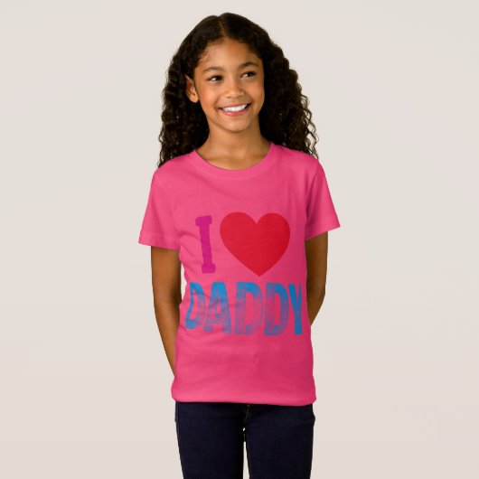"IK HOU VAN PAPA" TSHIRT (Voorkant volledig)