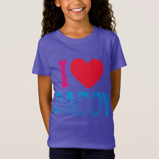 "IK HOU VAN PAPA" TSHIRT (Voorkant)