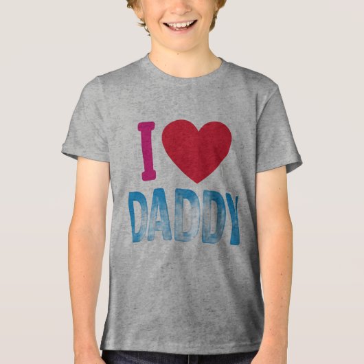 "IK HOU VAN PAPA" TSHIRT (Voorkant)