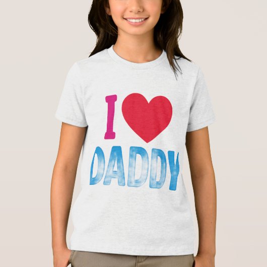 "IK HOU VAN PAPA" TSHIRT (Voorkant)