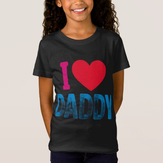 "IK HOU VAN PAPA" TSHIRT (Voorkant)