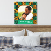 Ik hou van papa vader dochter foto personaliseren canvas afdruk (Insitu (Slaapkamer))