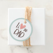 Ik hou van papa - vaderdag - hart bedankjes labels (In situ)
