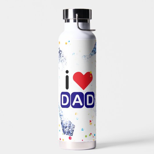 Ik hou van papa waterfles (Links)