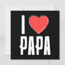 Ik hou van PAPA wenskaart – Hartelijke Vaderdag