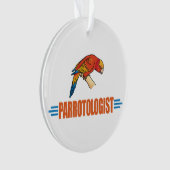 Ik hou van papegaaien ornament (voorkant)