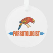 Ik hou van papegaaien ornament (achterkant)