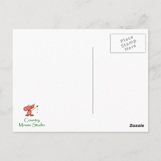 Ik hou van papegaaien, Tropical Bird Collectie Briefkaart (Achterkant)