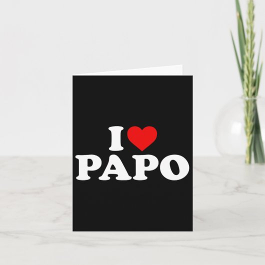 Ik hou van Papo Kaart (Voorkant)