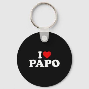 Ik hou van Papo Sleutelhanger