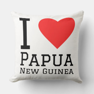 Ik hou van Papoea-Nieuw-Guinea Kussen