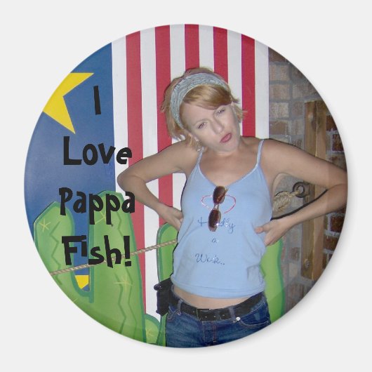 Ik hou van Pappa Fish! Magneet (Voorkant)
