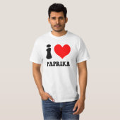Ik hou van paprika t-shirt (Voorkant volledig)