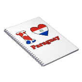 Ik hou van Paraguay Notitieboek (Rechterzijde)
