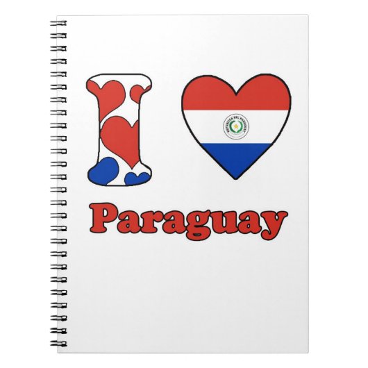 Ik hou van Paraguay Notitieboek (Voorkant)