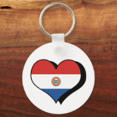 Ik hou van Paraguay Sleutelhanger (Voorkant)