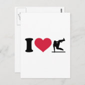 Ik hou van Parcouring Briefkaart (Voorkant / Achterkant)