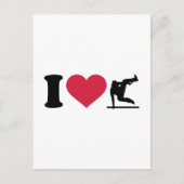 Ik hou van Parcouring Briefkaart (Voorkant)