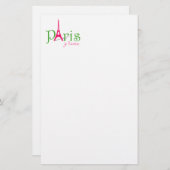 Ik hou van Parijs Briefpapier (Voorkant / Achterkant)