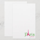 Ik hou van Parijs Briefpapier (Voorkant / Achterkant)