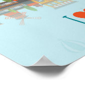 Ik hou van Parijs | Cityscape Design Poster (Hoek)