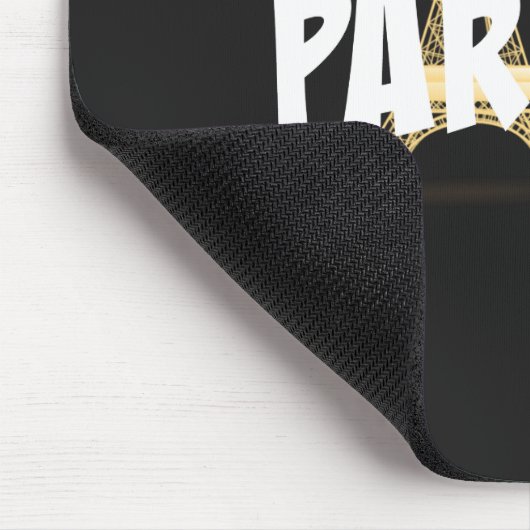 "Ik hou van Parijs" Eiffel Tower Muismat (Hoek)