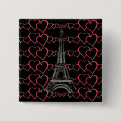 Ik hou van Parijs, Eiffel Tower Pin Button (Voorkant)