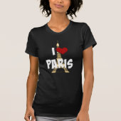 "Ik hou van Parijs" Eiffel Tower T-shirt (Voorkant)