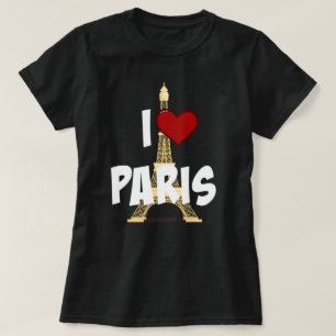 "Ik hou van Parijs" Eiffel Tower T-shirt