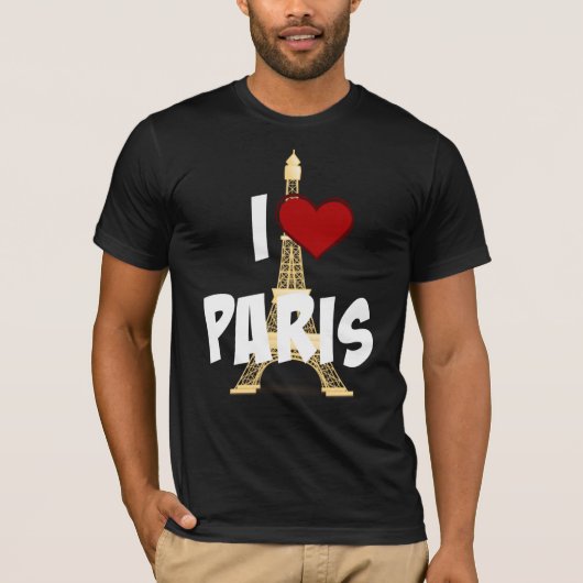 Ik hou van Parijs, Eiffeltoren T-shirt (Voorkant)