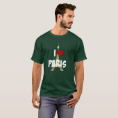 "Ik hou van Parijs," Eiffeltoren T-shirt (Voorkant volledig)