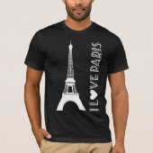 Ik hou van Parijs | Eiffeltoren T-shirt (Voorkant)