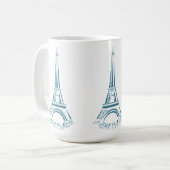 Ik hou van Parijs | Eiffeltour Koffiemok (Voorkant links)